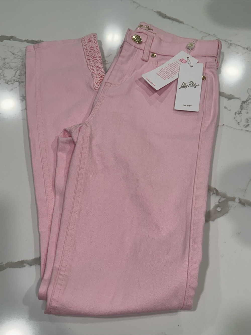 🆕Lilly Pulitzer Pink High-Rise Women’s Jeans🆕